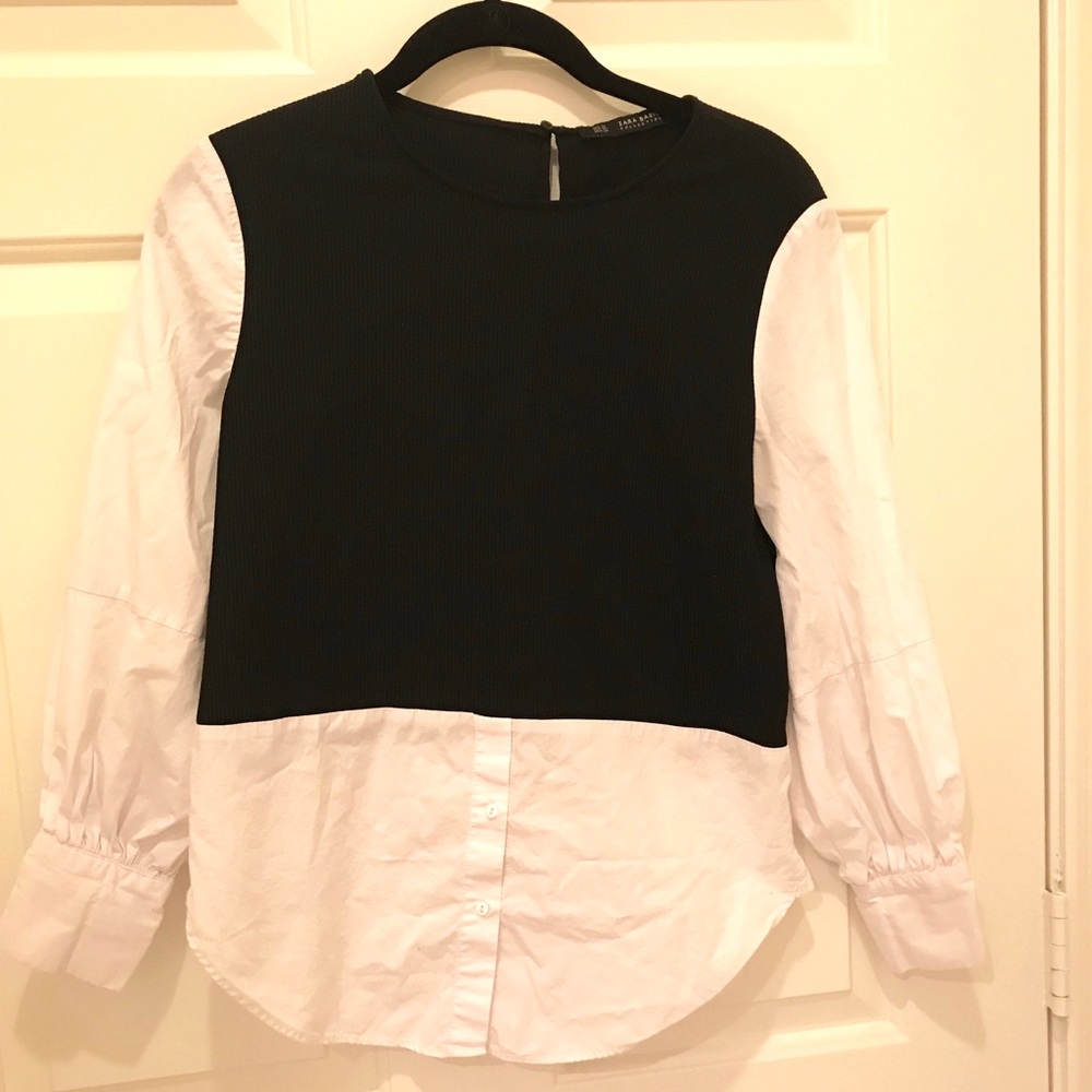 Pre loved ❤️ balloon sleeve top from Zara